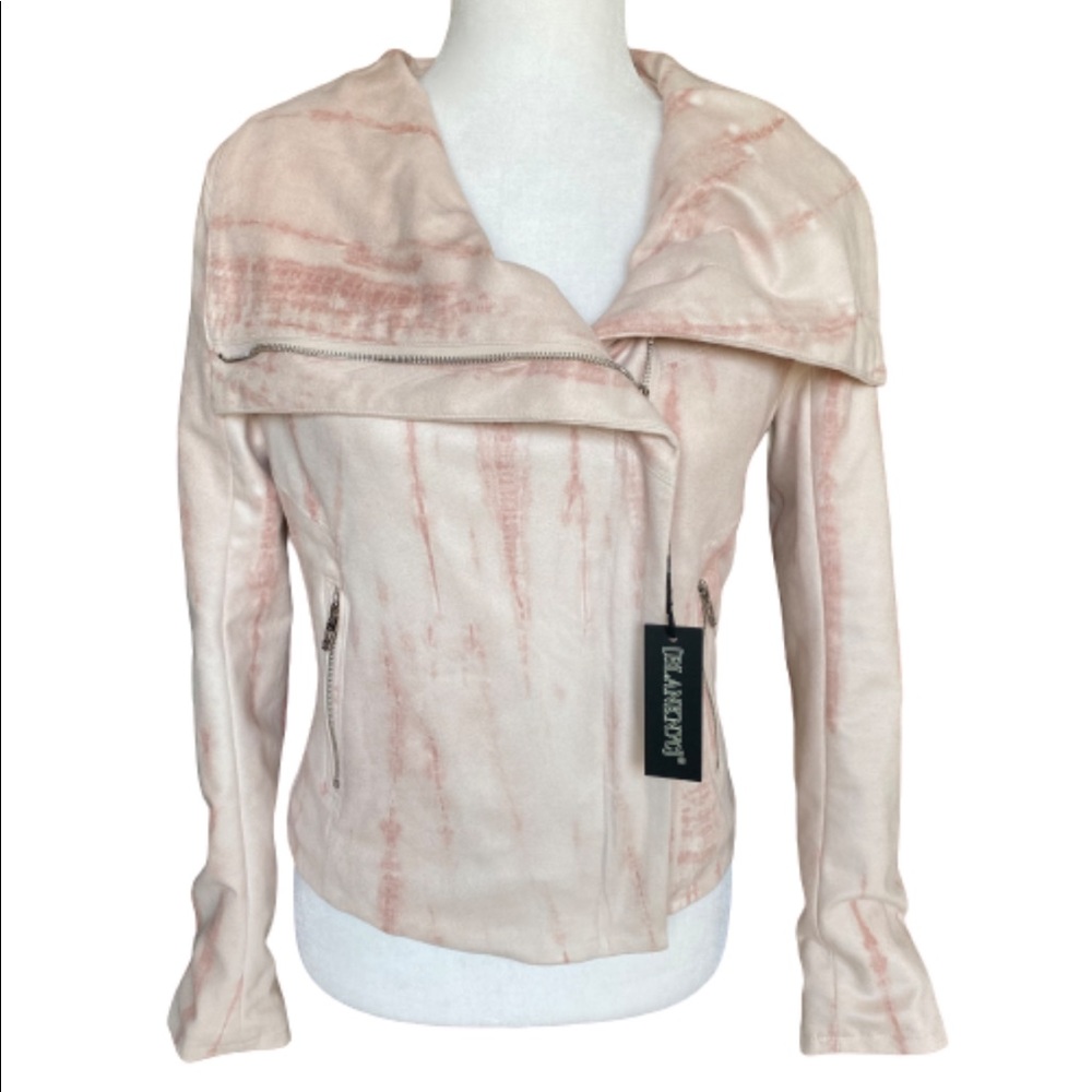 COPY - Blank NYC faux suede Moto jacket